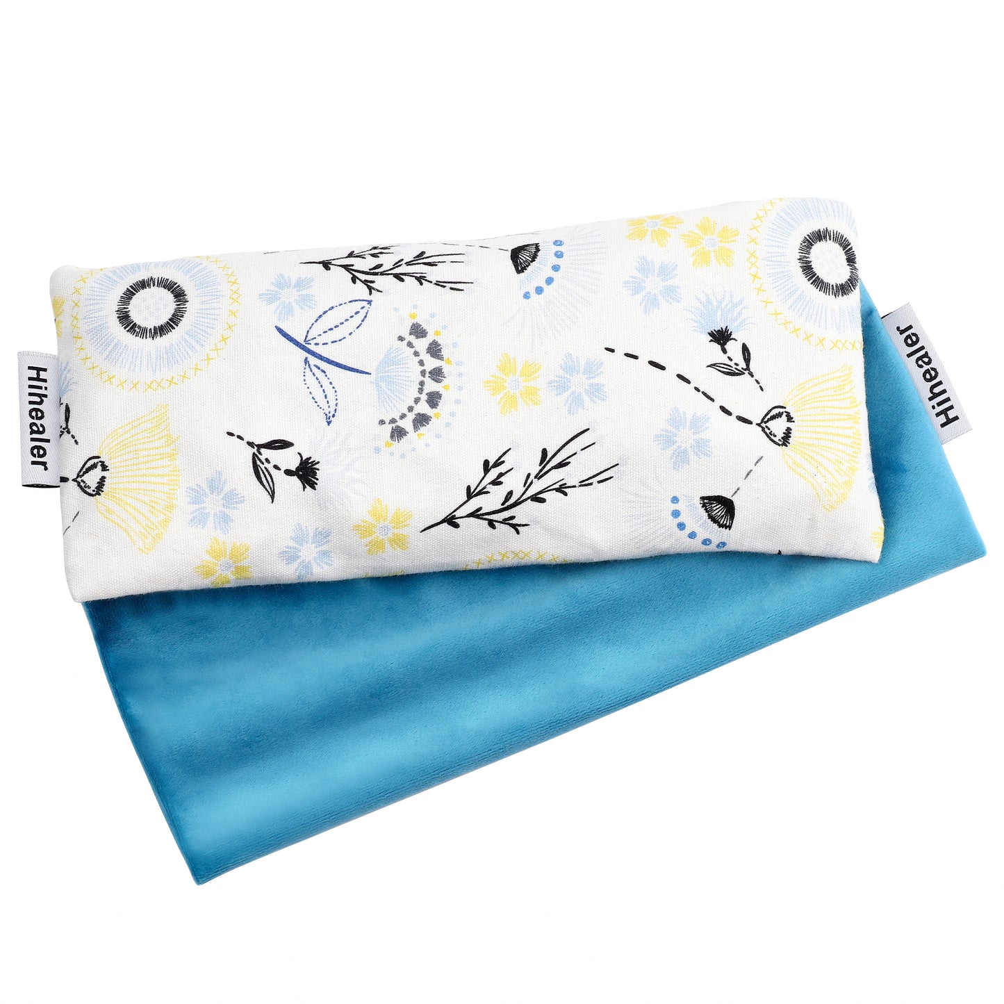 Lavender Eye Pillow for Relaxation, Yoga, Sleep – Weighted Eye Mask for Headache, Sinus, Aromatherapy Moist Heat Compress, Meditation Accessory, Mother's Day Relaxation Gift for Women