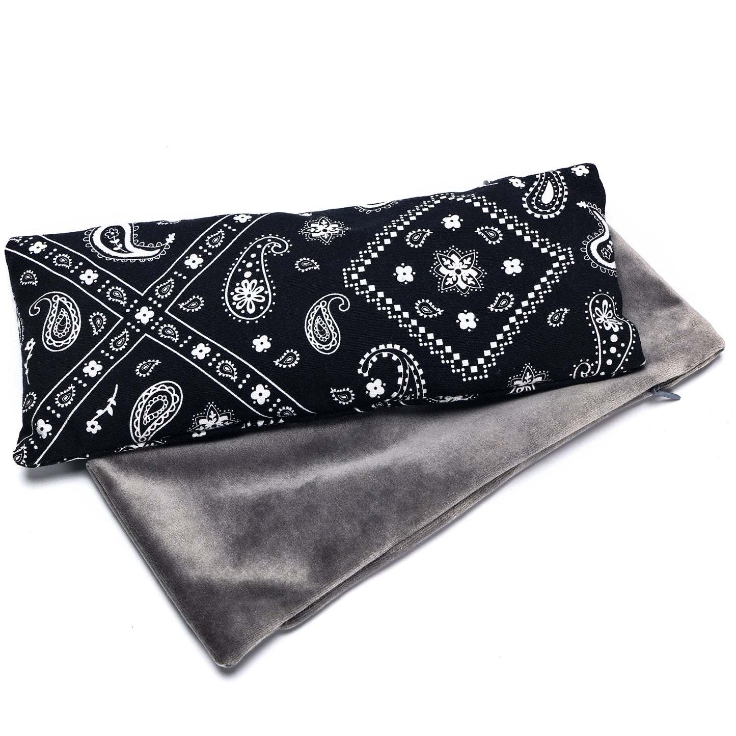 Lavender Eye Pillow for Relaxation, Yoga, Sleep – Weighted Eye Mask for Headache, Sinus, Aromatherapy Moist Heat Compress, Meditation Accessory, Mother's Day Relaxation Gift for Women