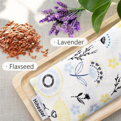 Eye Pillow with Extra Cover Sleep Eye Bag Meditation Accessories Lavender Weighted Eye Mask for Sleeping, Yoga, Meditation, Self Care Relaxation Gifts for Women Mom