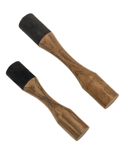 2Pcs Singing Bowl Mallet 100% Hand-Sculptured in Nepal Tibetan Singing Bowl Wooden Mallet Striker Sound Bowl Stick Meditation Accessories for Meditation Yoga Relaxation Healing Gifts( Streamline)