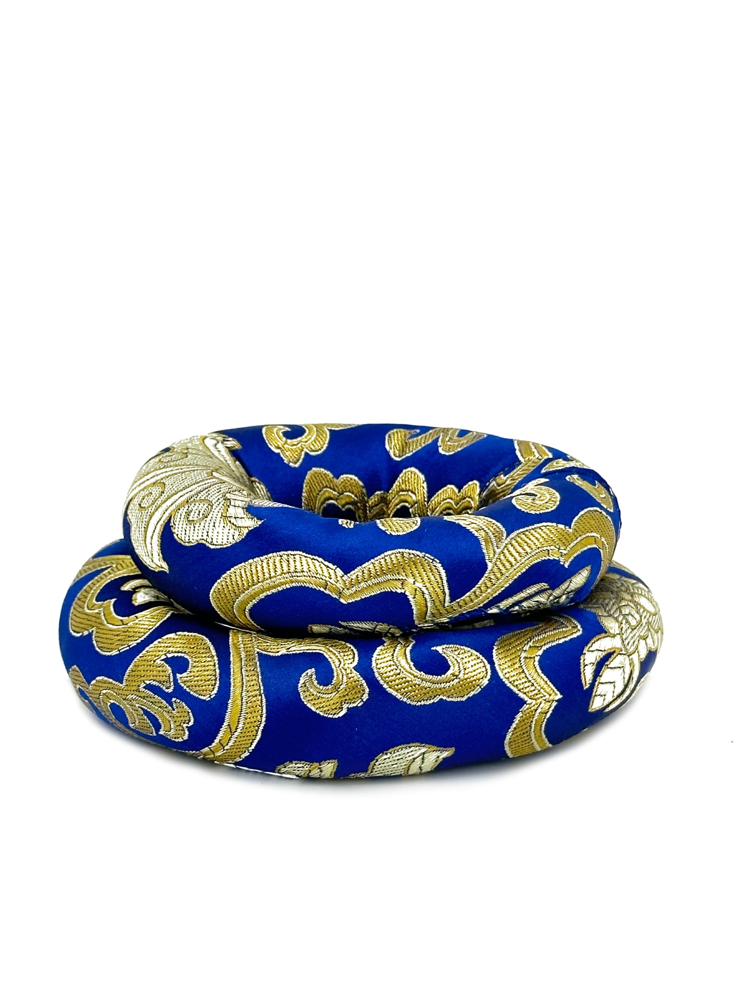 2PCS Silk Brocade Ring Cushion Pillow for Tibetan Singing Bowls 100% Hand-Made From Nepal