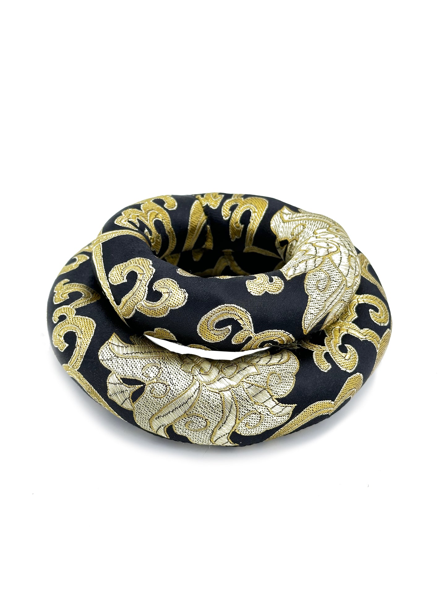 2PCS Silk Brocade Ring Cushion Pillow for Tibetan Singing Bowls 100% Hand-Made From Nepal