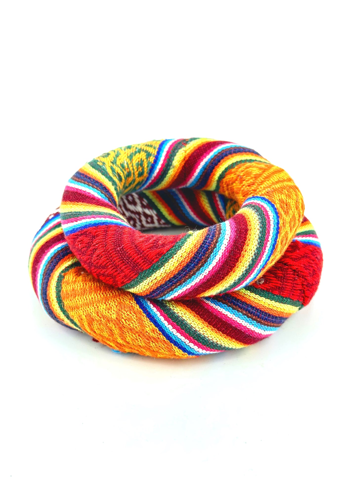 2PCS Silk Brocade Ring Cushion Pillow for Tibetan Singing Bowls 100% Hand-Made From Nepal